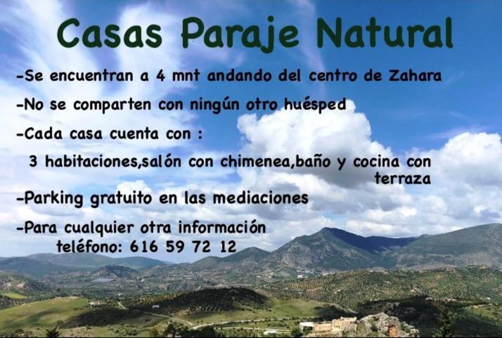 Casas Paraje Natural Zahara De La Sierra Kültér fotó